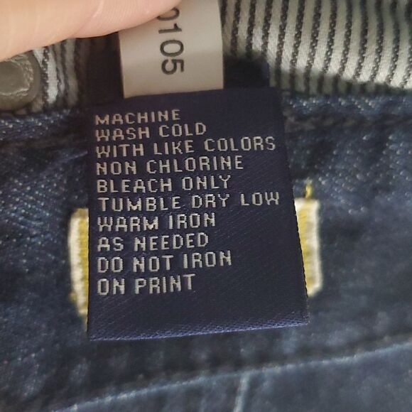 Madewell Denim Cut Off Jean Shorts Dark Wash Size 25 - Picture 7 of 8